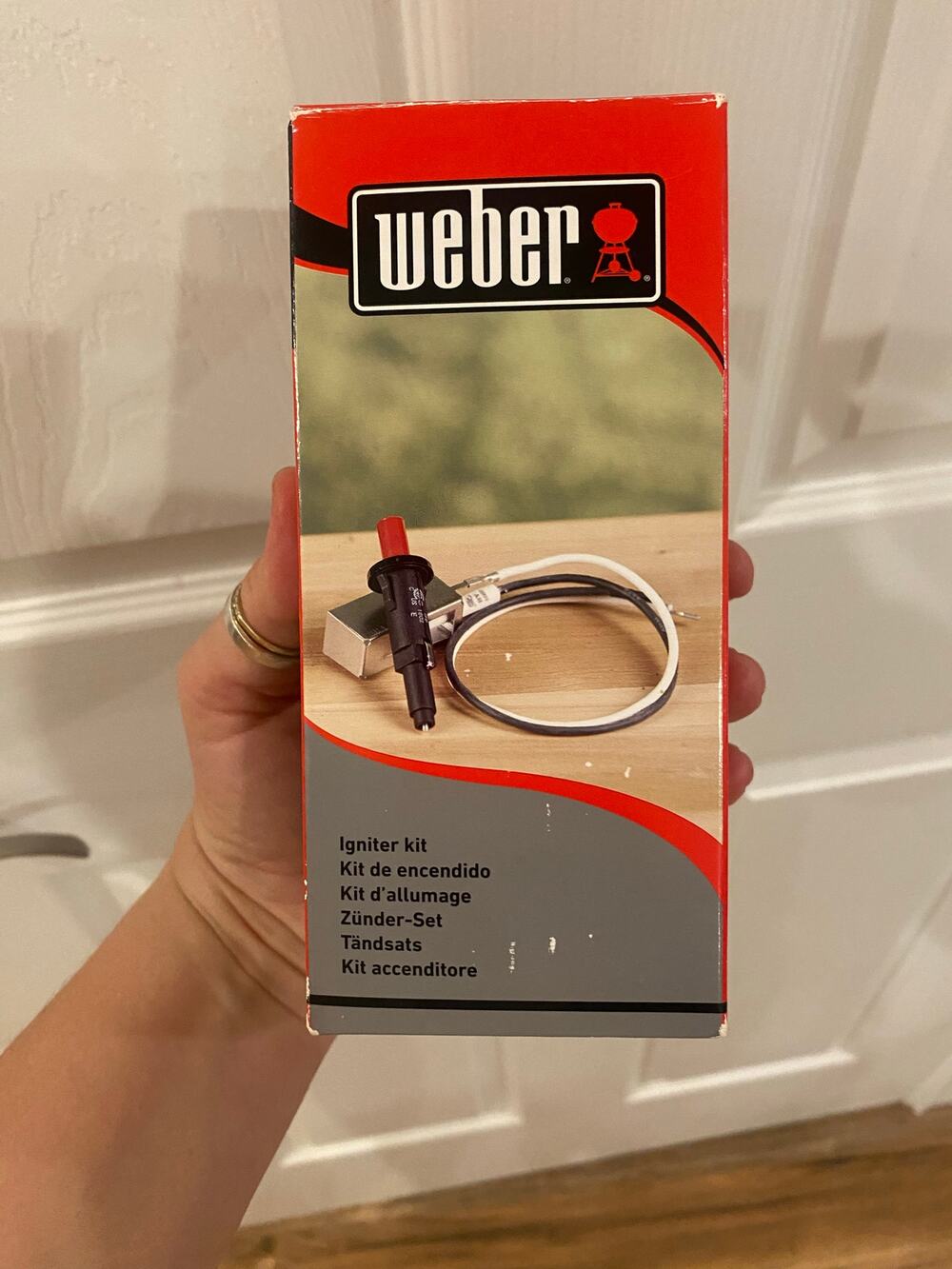 NIB Weber Plastic Igniter Kit 7.5 in. L X 2.7 in. W For Weber